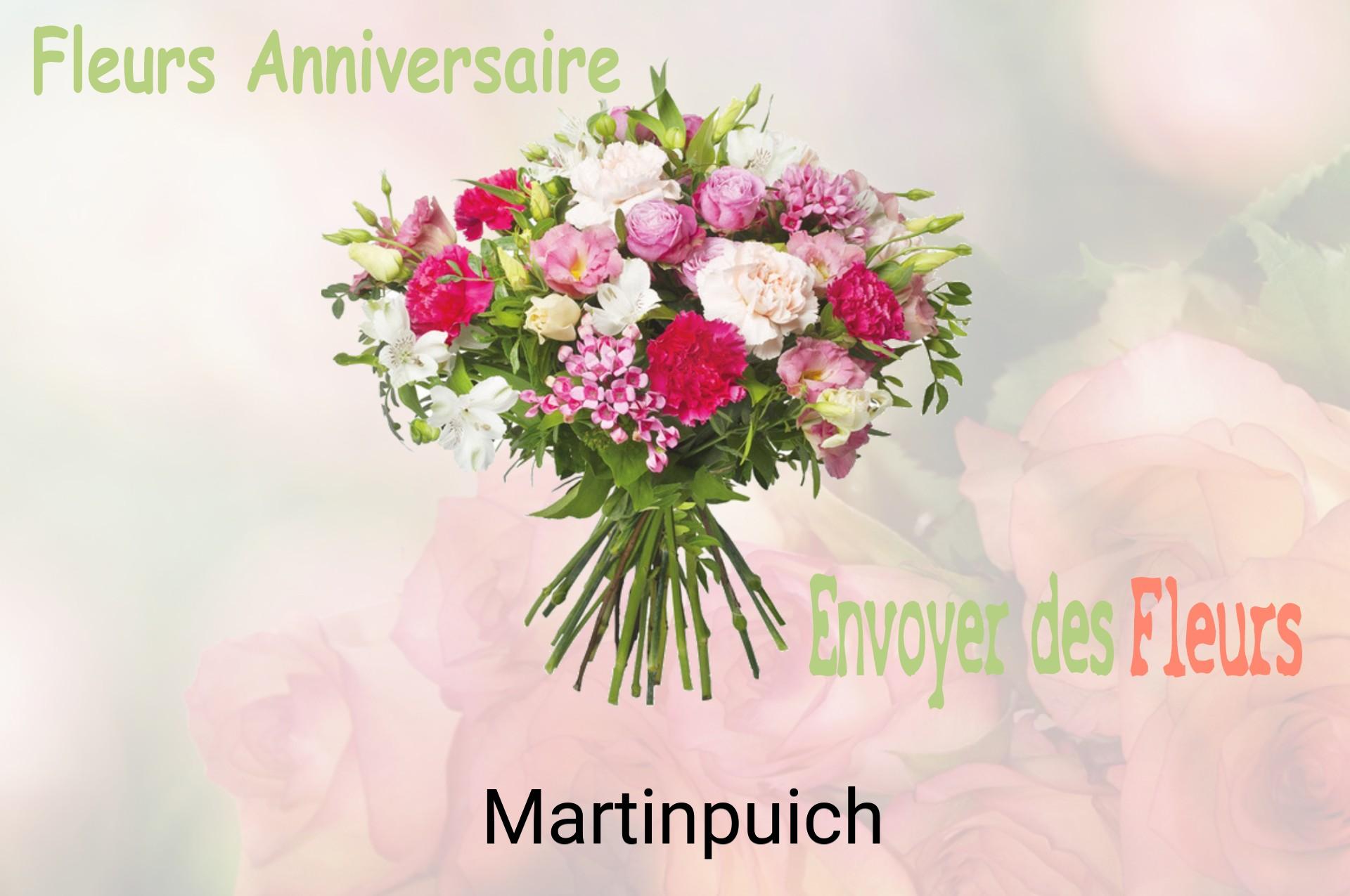 Bouquet de fleurs d’anniversaire livré à Martinpuich